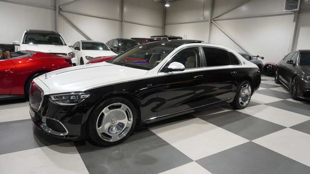 Mercedes-Benz Maybach Klasa S S580 MAYBACH Manufaktur stoliki monitory Burmester 4d s.pl f.vat 23%