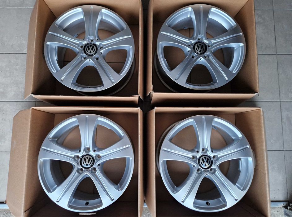 Alufelgi 17 5x112 VW Golf Passat Tiguan Jetta Touran Caddy T-Roc 453#