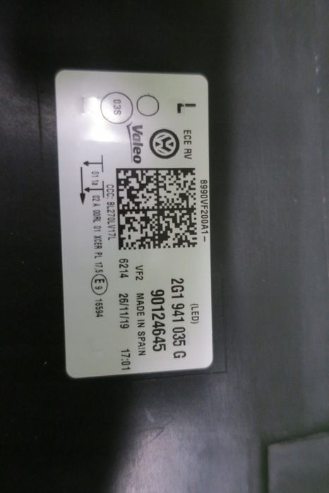 vw polo gti 2g reflektor lewy full led 2017 2018 2019-