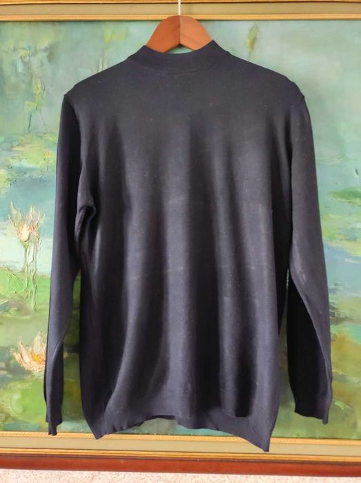sweter pulower bluza męska Zara kardigan elegancki do pracy półgolf