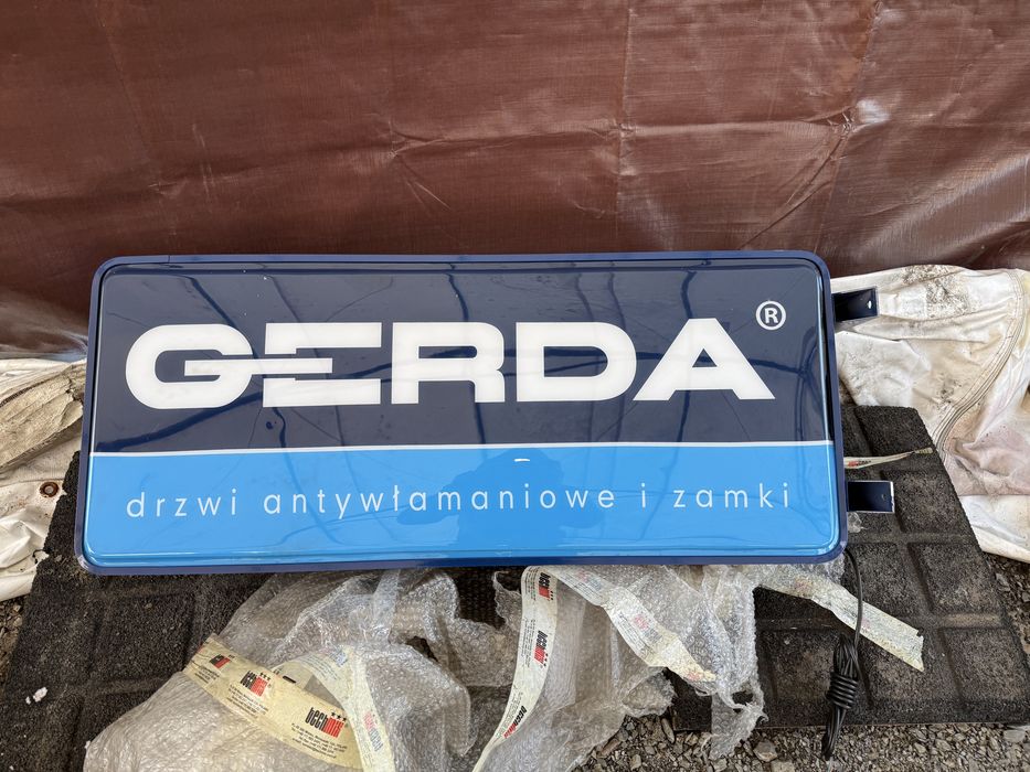 Szyld świetlny 2 stronny Gerda