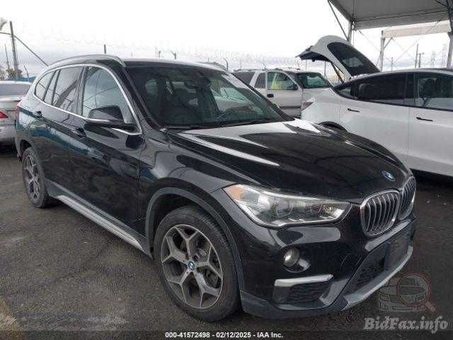 Разборка BMW X1 F48 запчасти цвет Бампер капот крыло фара дверь фонарь