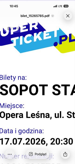 Bilety sprzedam na sopot standup 17.07