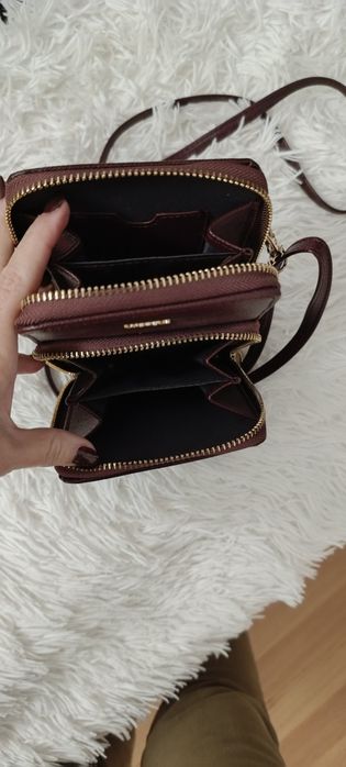 Mala bordeaux tiracolo