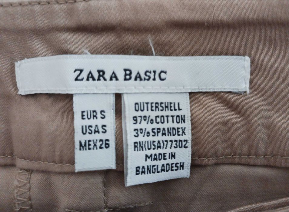 Saia lápis Zara bege