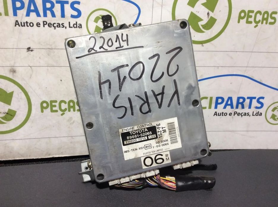 Centralina Motor Toyota Yaris 1.0 ano1999 a 2005  89661-52065