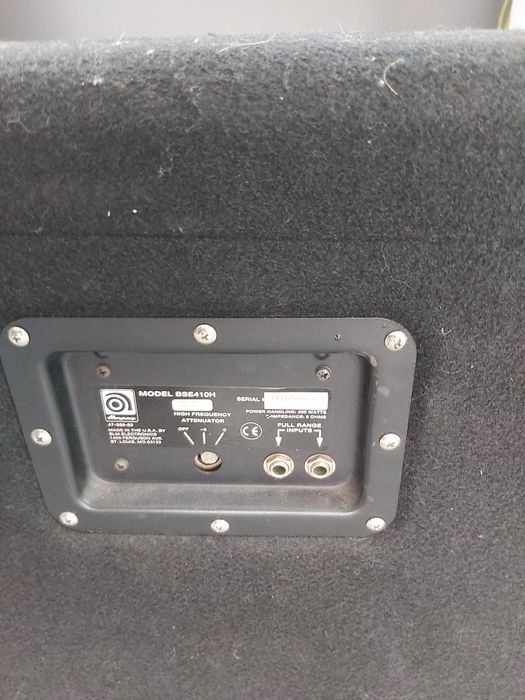 vendo coluna de baixo Ampeg BSE