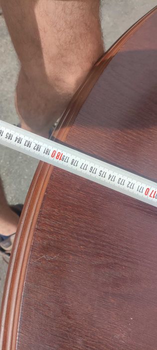 Stół owalny rozsuwany regulowana wysokość