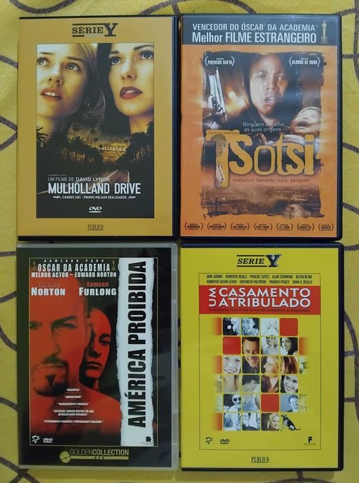 A: DVDs Filmes 0,40 cêntimos Comédia, Terror, Românticos, Ficção