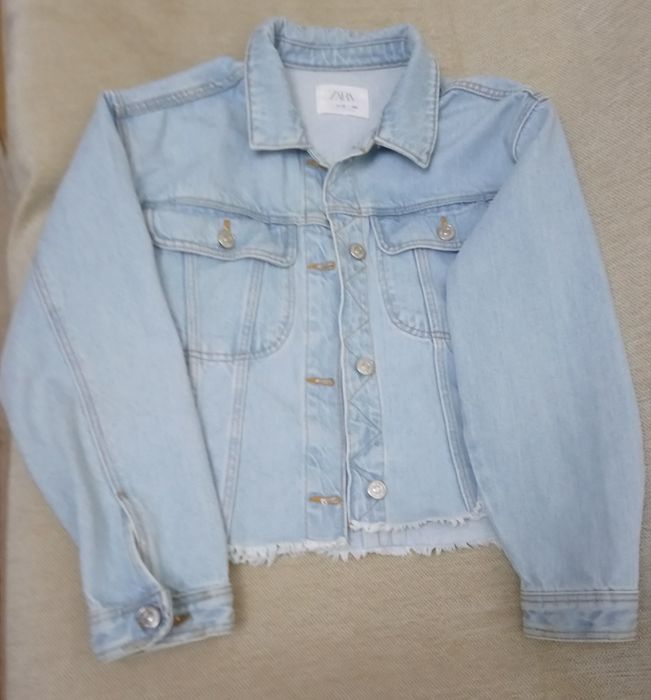 Куртки джинсовые на девочку 11-12 лет. ZARA