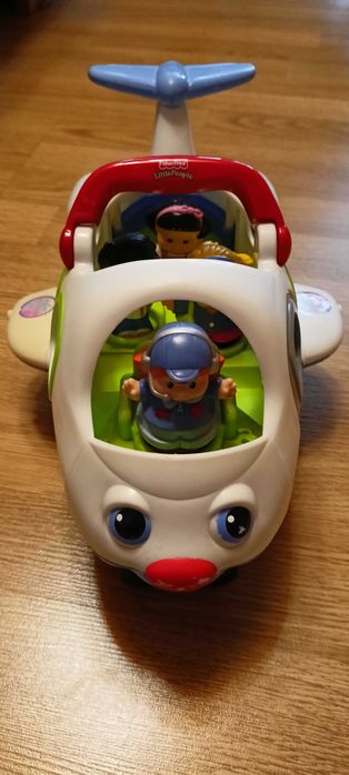 Samolot fisher price biały