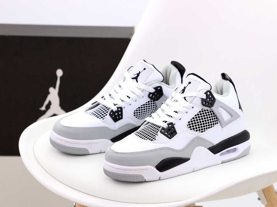 Кросівки Nike Air Jordan Retro 4 Black Canvas DH . Найк Джордан. Термо
