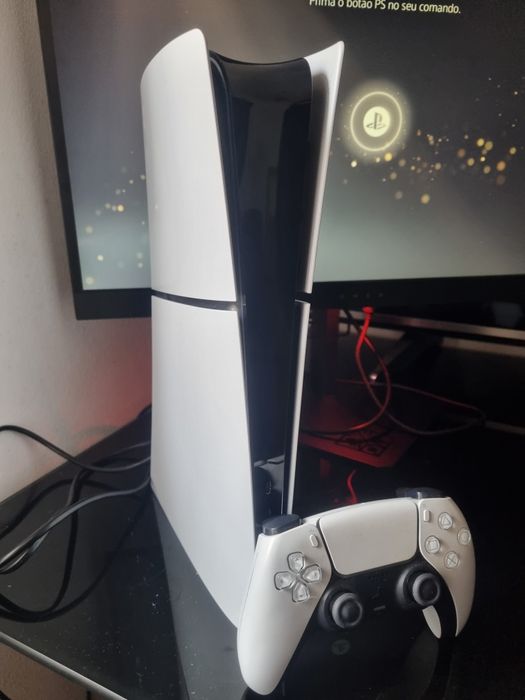 Ps5 slim Digital 1Tb + comando oficial  + Cabos de ligação