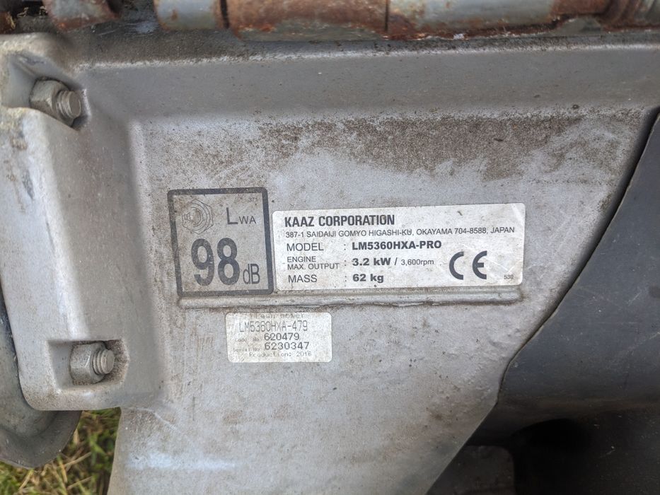 Kosiarka Kaaz Lm5360 Honda 4.5KM napęd, biegi, sprzęgło