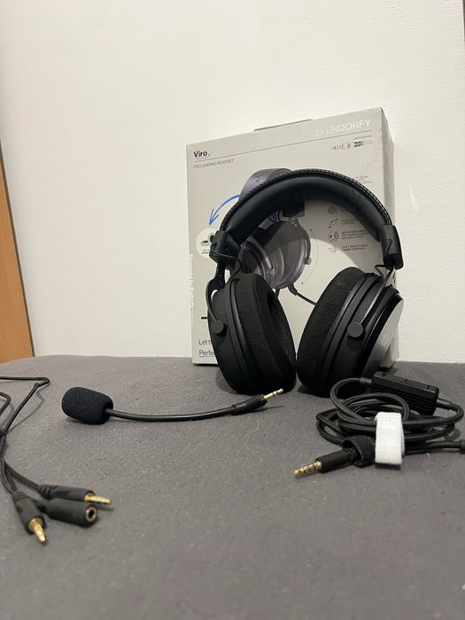 Słuchawki gamingowe Endorfy Viro + dodatki