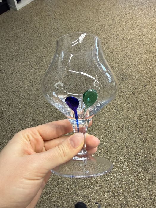 Vintage kieliszki szklane – komplet 4 szt., styl retro