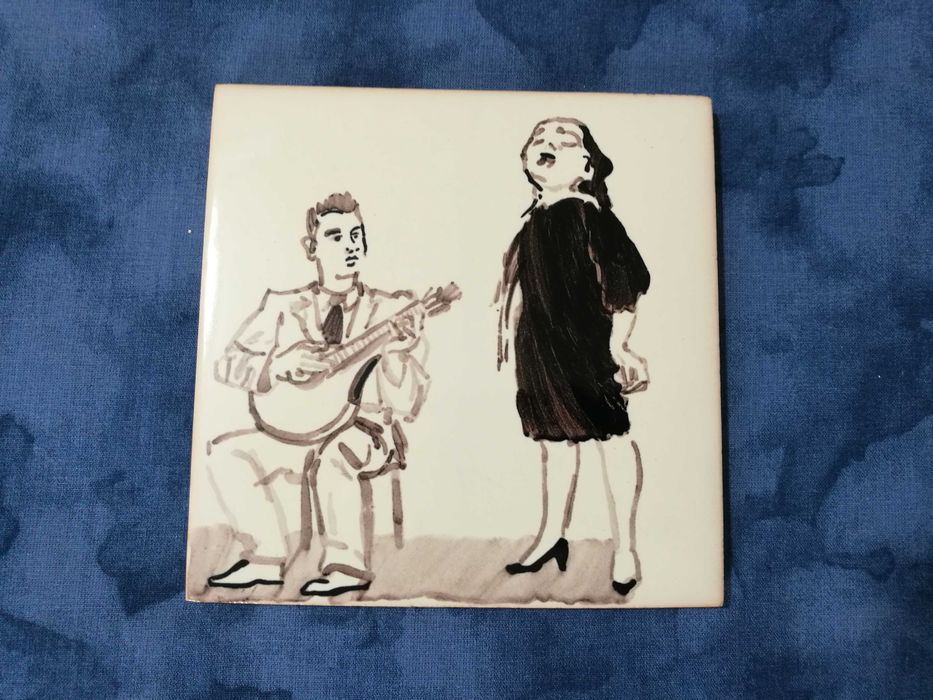 Paula Rego - Azulejo 14x14 Série Fado