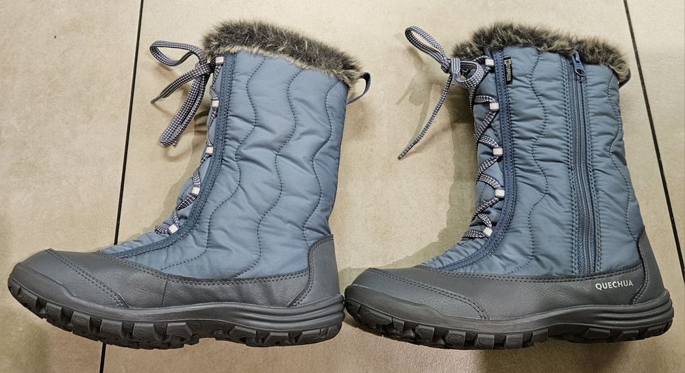 Buty zimowe ocieplane Quechua Decathlon rozmiar 37
