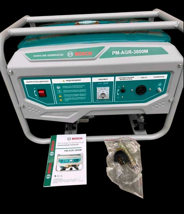 Бензиновый генератор BOSCH PM-AGR-3800M (3,5 кВт/3.8 кВт) Бош