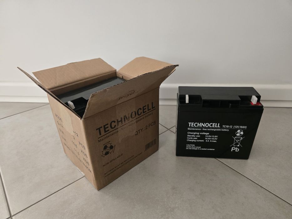 Akumulatory 12V 18Ah 2szt.