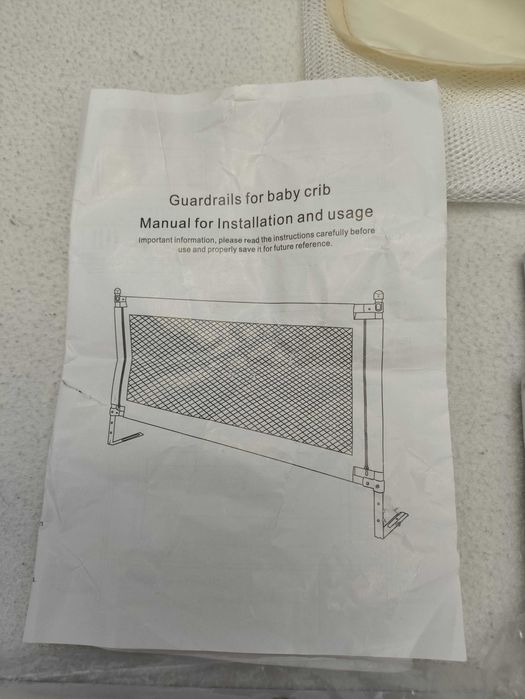 Barreira de segurança infantil para cama - Novo