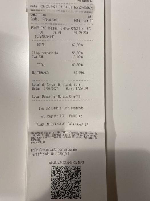 Powerline Wi-Fi 600Mbps TP-Link64740895934465124