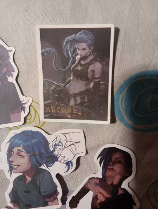 Arcane stickers - jinx