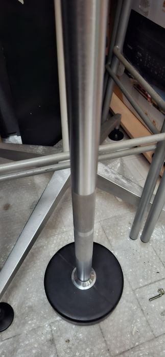 Barra Peso Fixo 20Kg BOOMFIT + Halter 15kg Newfit de musculação