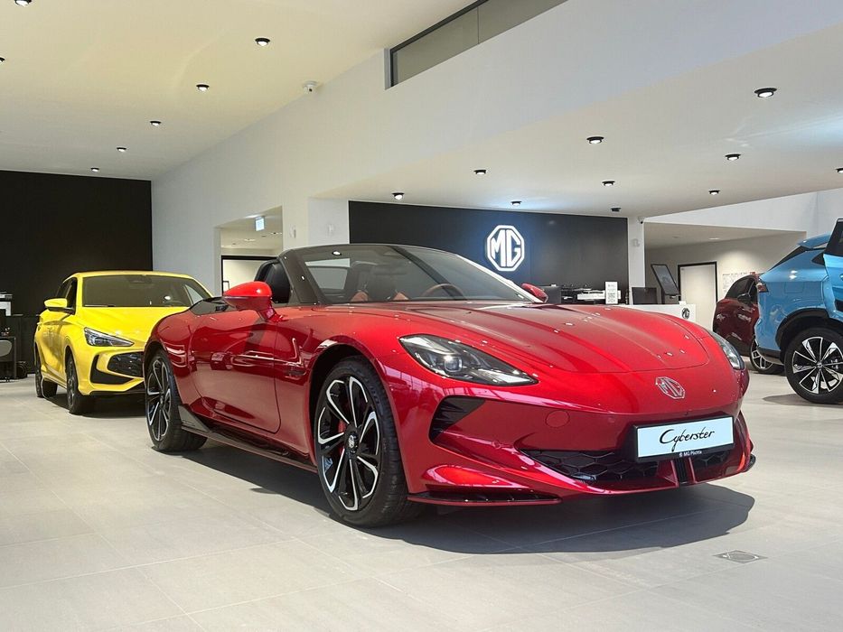 MG Cyberster MG CYBERSTER | AWD 77 kWh | Czarny Dach | Rok 2025 | Kolor Czerwony