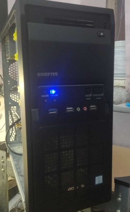 Ігровий комп'ютер Chieftec i5-9500 16gb RX570 4Gb SSD 256Gb HDD 500Gb