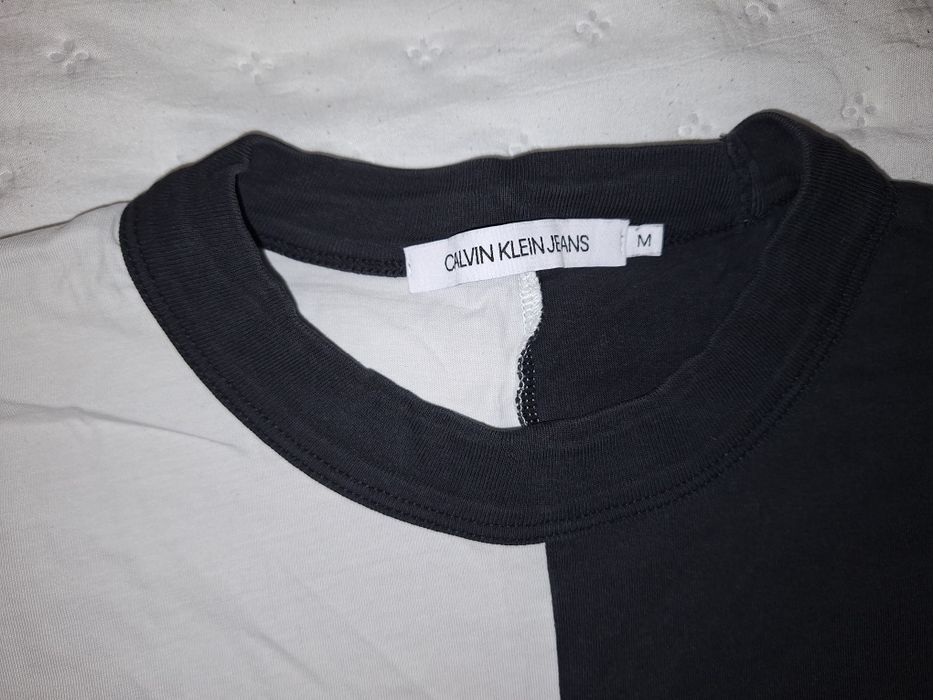 Calvin Klein czarno biała koszulka rM