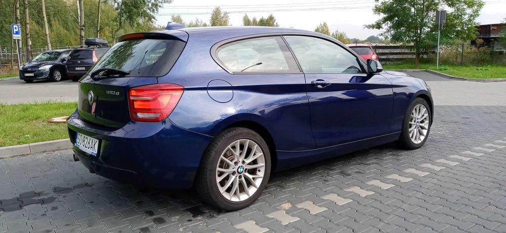 BMW 120d 184KM 3Drzwi Xenon Led Klimatronik Park Navi Alum Bezwypadek