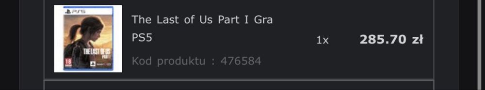 The Last of Us PART I PS5 PL