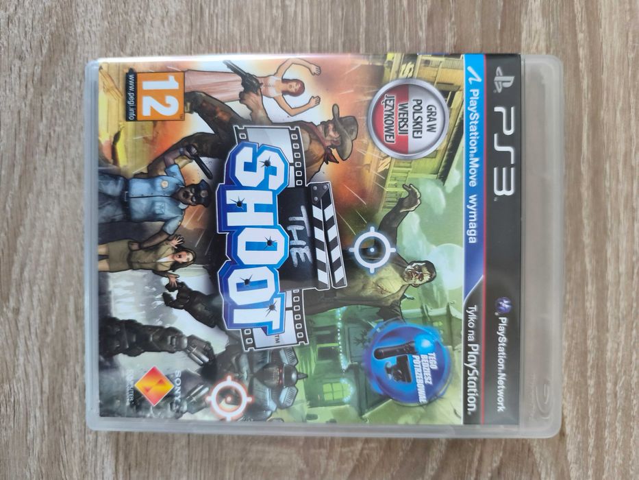 pistolet do ps3 move + gra shoot