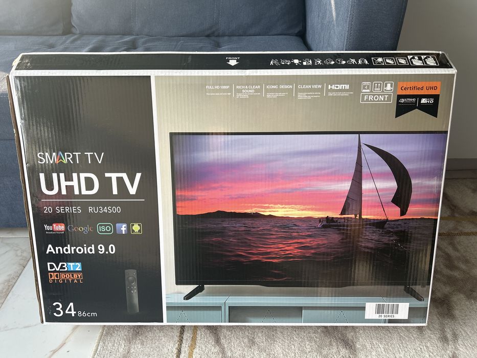 Телевізор Full HD Smart TV 34 Android 9.0