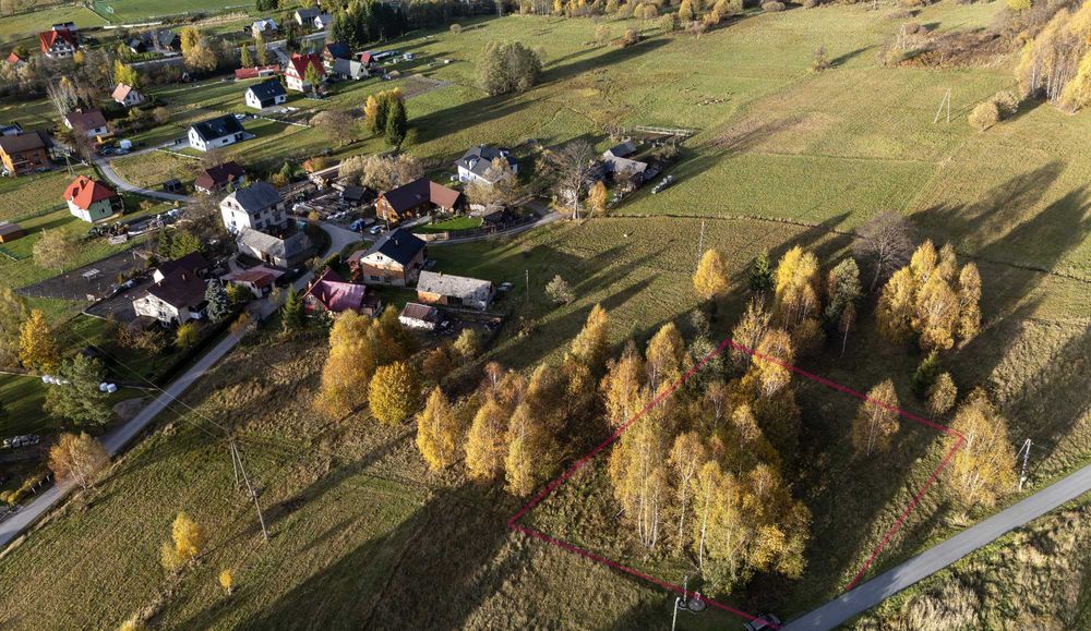 Działka budowlana 1500m2 w górach Koszarawa Cicha