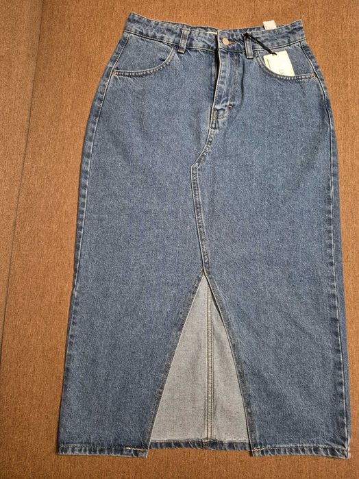 Джинсова спідниця синього кольору