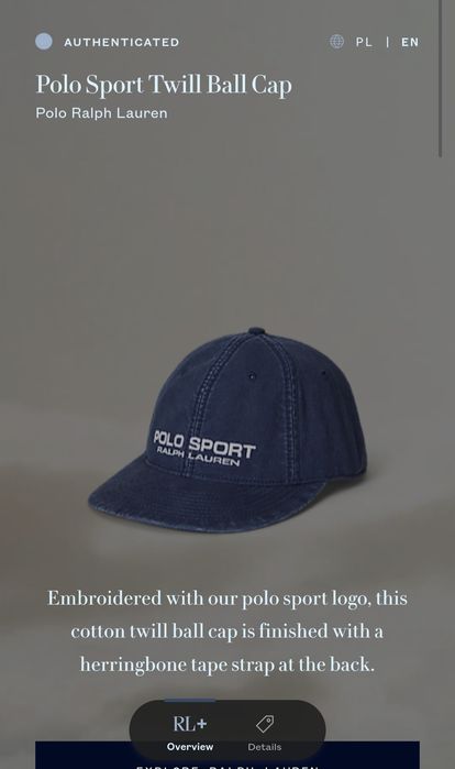 Czapka z daszkiem Męska Ralph Lauren