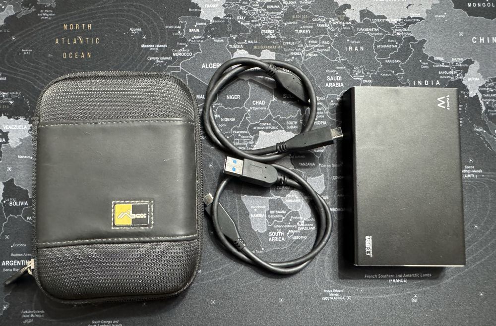 Caixa Disco Externo + Bolsa transporte