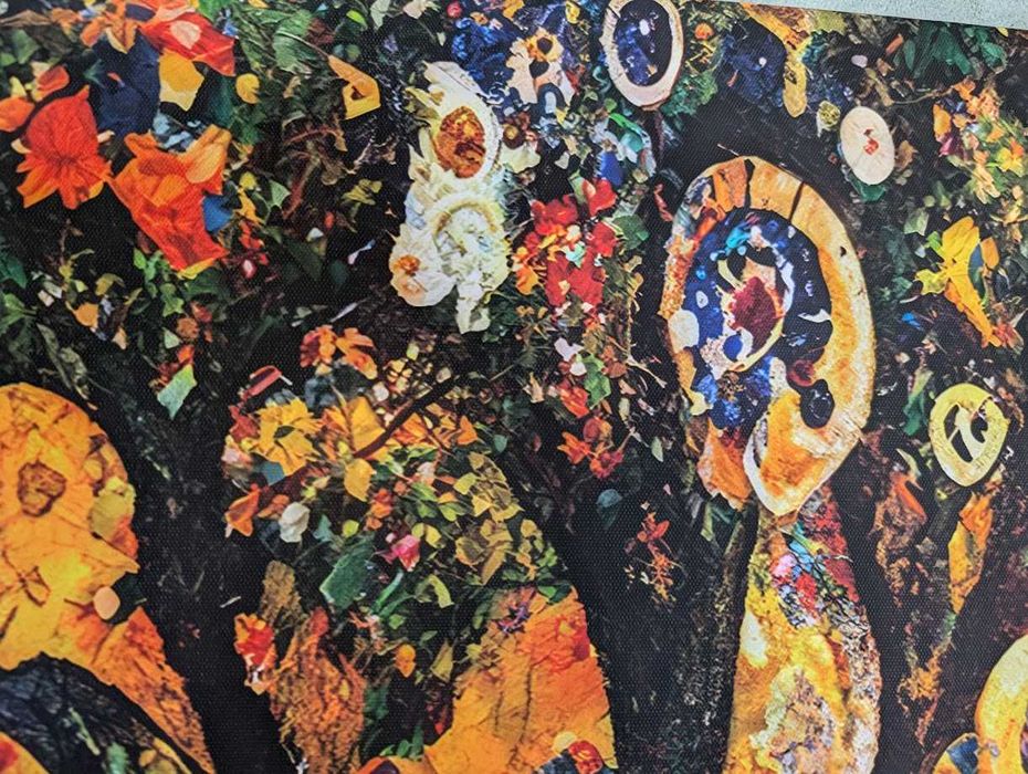 Картина у стилі Густав Клімт "Дивовижний сад" Розмір 96*66см