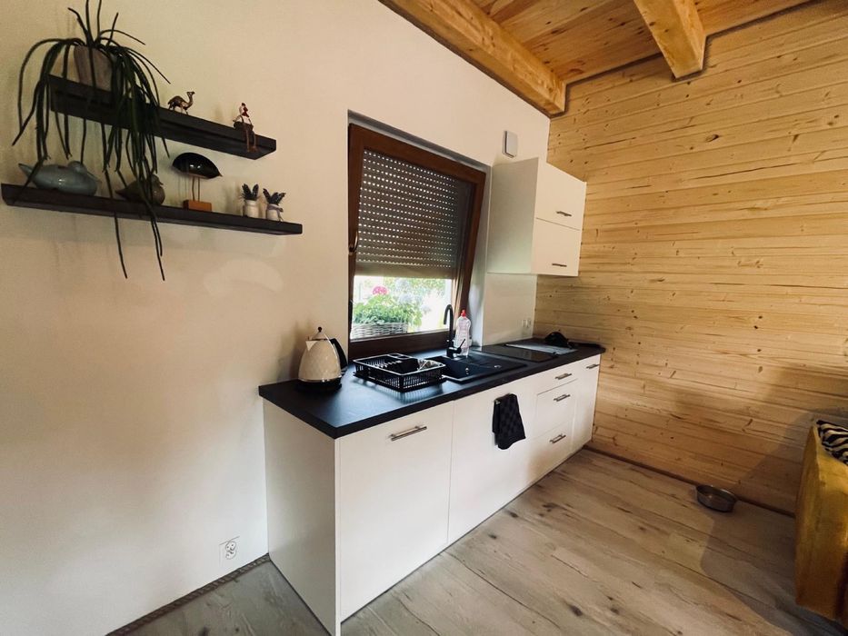 Wynajmę nowy domek caloroczny nad jeziorem we Wieleniu