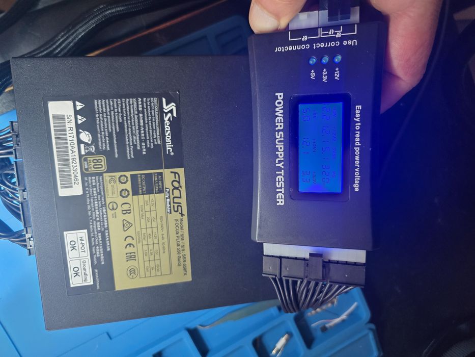 Fonte de alimentação Seasonic Focus Gold 550w