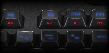 LED МЕМБРАННА Клавиатура Logitech Gaming Keyboard G105 RUS USB blac