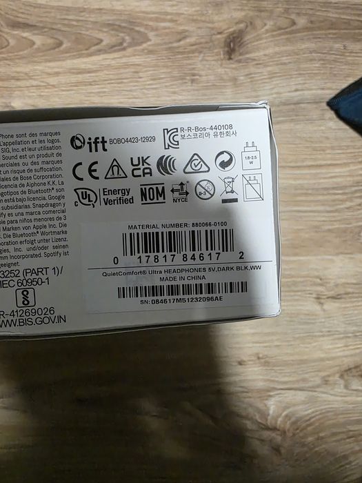 Słuchawki Bose QuietComfort Ultra – Nowe, Okazja!