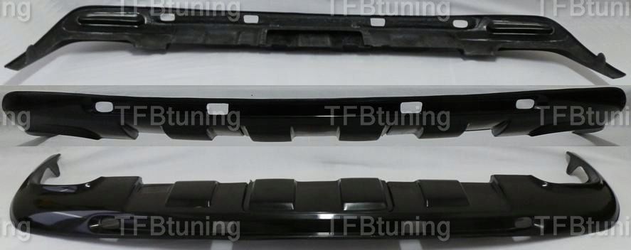 spoiler dokładka zderzaka tył touareg 7l 2002-2010 tfb tuning
