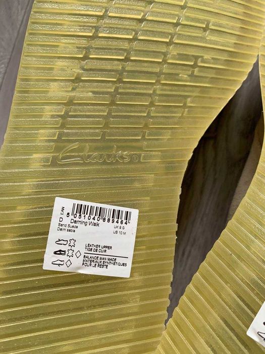 Нові Туфлі Clarks 43 натуральна замша