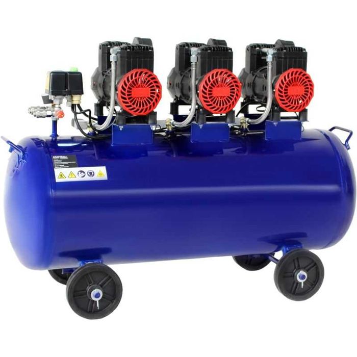 KOMPRESOR Bezolejowy 100L 6000W 660L/MIN