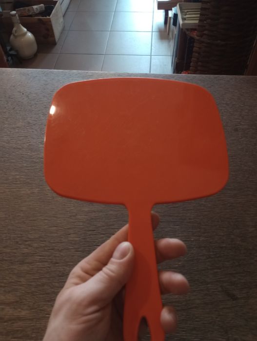 Piękne lusterko z rączką kosmetyczne Loft Vintage PRL Okazja