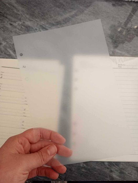 RC6F_001 | Recarga para Agenda/Diário A5 de 6 furos | Páginas Novas