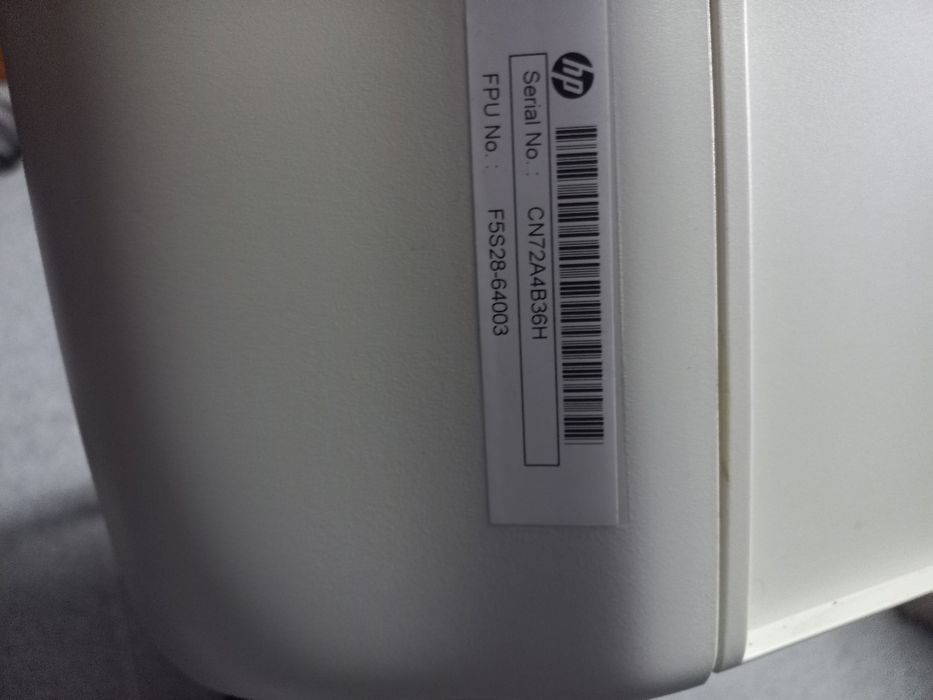 Impressora HP a funcionar